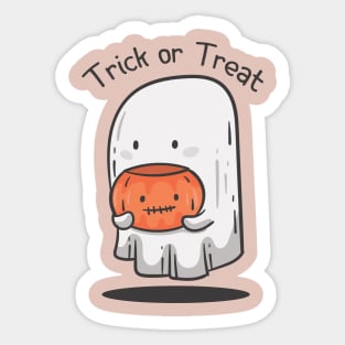 Trick or treat Sticker